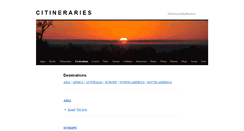 Desktop Screenshot of citineraries.com