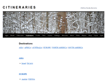 Tablet Screenshot of citineraries.com